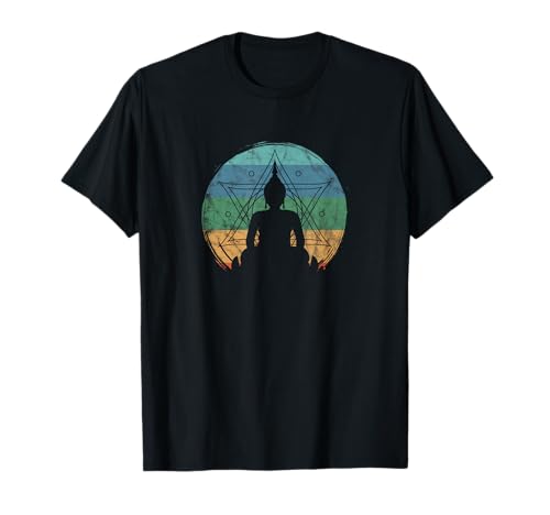 Retro Buddha Buddhistischer Yoga Spirituelle Meditation Zen...