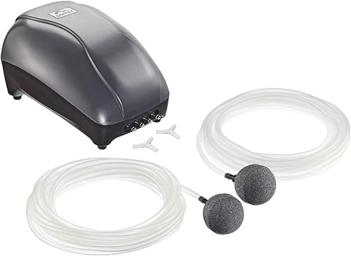 Pontec 57516 PondoAir Set 900, schwarz, 12 Watt - Komplettset zur Teichbelüftung, Sauerstoffversorgung, Sauerstoffanreicherung, Luftpumpe Pontec 57516 PondoAir Set 900, schwarz, 12 Watt - Komplettset zur Teichbelüftung, Sauerstoffversorgung, Sauerstoffanreicherung, Luftpumpe