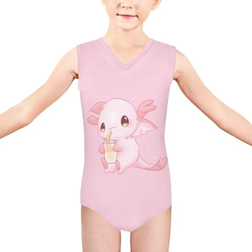 Image of Xhuibop One Piece Swimsuits for Girls Beachwear Bathing Suits 3-14