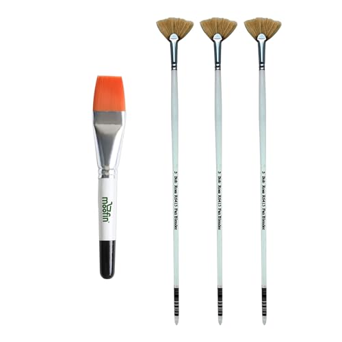 Royal & Langnickel Soft-Grip Bristle Fan Brush - Size 2