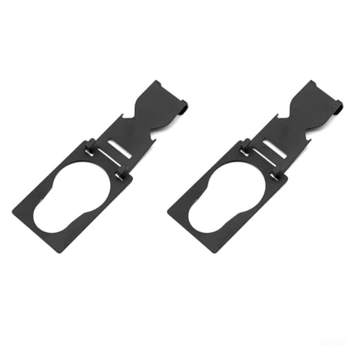 Asegura tus tanques de combustible de propano y butano al aire libre con estos ganchos de camping de acero, diseñados con mecanismo de abrazadera y juegos dobles para una gestión eficiente de