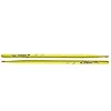 Zildjian Z5AACDGY 5A Hickory Drumsticks - Wood Acorn Tip - Neon Yellow #2