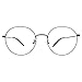 SOUTHERN SEAS Classic Round Reading Glasses Mens Womens +1.50 Readers Black Metal Frames Eyewear