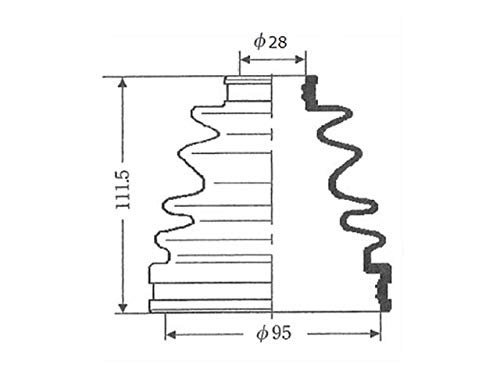 セイケン(Seiken) ドライブシャフトブーツキット SB152 600-00152