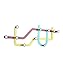 Umbra Subway Wall Hook - Multicolored Modern Public Transit Maps Shape Coated Steel 10-Hooks Wall Hanger - Easy To Mount, Perfect for Scarves, Coats in Entryway - Each Hook Holds Up to 5 lbs