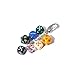 YURAOER Lucky Dice Cherry Magic 8 Ball Keychain Billiard Ball Star Cherry Bags Charms Cute Y2k Keychain for Women Men (multicolor dice)