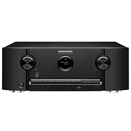 Marantz SR5015 7.2-Kanal AV-Receiver, HiFi Verstärker, Alexa kompatibel, 6 HDMI Eingänge und 2 Ausgänge, 8K Video, WLAN, Musikstreaming, Dolby Atmos, AirPlay 2, HEOS Multiroom, 0, Schwarz