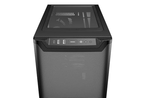 Image of be quiet! Pure Base 501 Black PC case | 2 Preinstalled Quiet Fans | Mid Case | USB 3.2 Gen | Airflow | BGW74