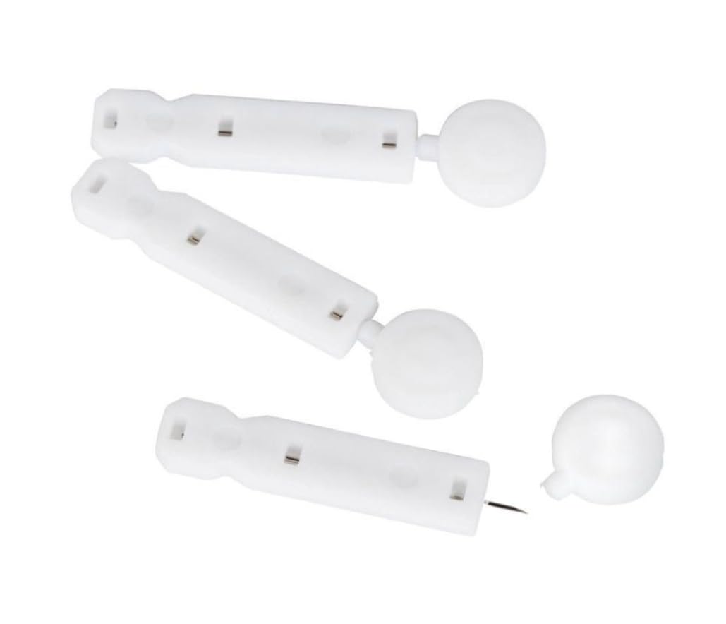 Compatible with Accu-Chek Active Instant Guide Aviva 200 Flat Lancets