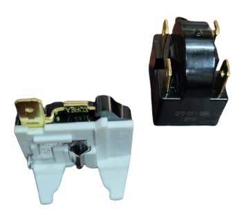 SPARESKART Single Door Refrigerator Compressor 4 Pin Relay Olp SPARESKART Single Door Refrigerator Compressor 4 Pin Relay Olp