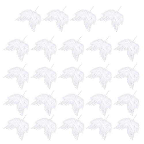 TOYANDONA 24 Stücke EngelsflüGel Deko Weihnachten Mini Engel...