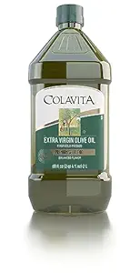 Premium Selection Extra Virgin Olive Oil, 68 Oz - First Cold Pressed, Ideal for Roasting, Baking, Dressings - Imported from Italy by Colavita