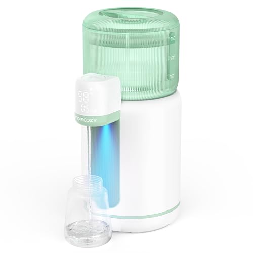 Image of Momcozy Baby Bottle Warmer, Automatic Fast Water Dispenser for Making Formula Instantly with Night Light, 2-11Oz Options & 2.5L/84Oz Larger Capacity Detachable Tank, 4 Temperature Control