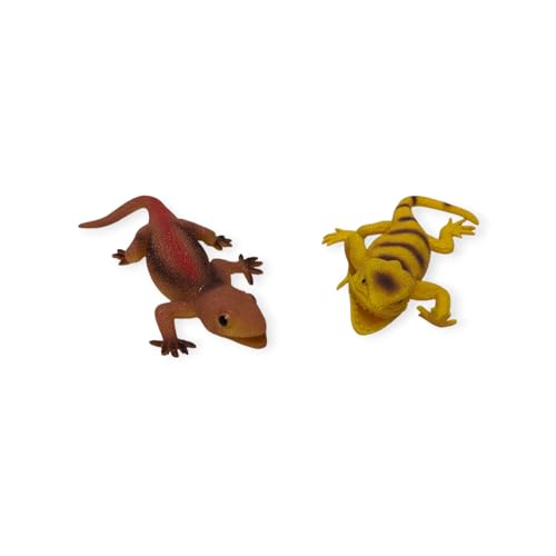 Image of Small Kids Sea & Wild Animal Toys Sets for Fun, Educational, Spark Imagination and Learning (Multi Choice Sets) (Big Lizards) 6pcs