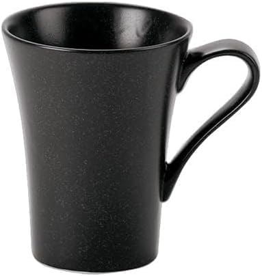 We Can Source It Coffee & Tea Mugs 34cl 12oz Pack of 6 – Practical Hot Beverage Tableware Drinkware for Cafes Restaurants Hotels Catering Bars and Home (Graphite)
