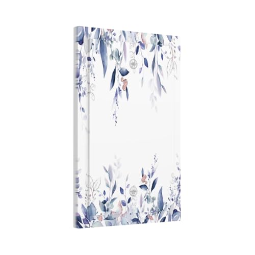Decorative Switch Plate Covers Rustic Ink Blue Eucalyptus Leaves Sage leaf 1 Gang No Device Single Blank Outlet Covers Wall Plate Light Switch Cover Plate for Bedroom Home Decor