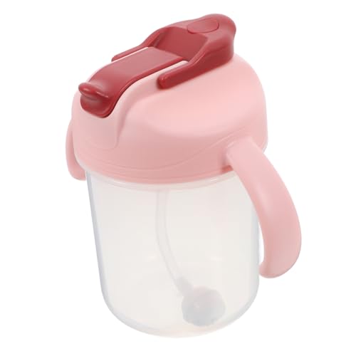Holibanna Sippy Cup with Weighted Straw Lid and Two Handles for Elderly and Disabled Adults Measurement Design for Dysphagia Patients Hospital Drinking Aid