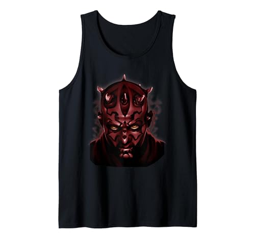 Débardeur Darth Maul imprimé grand format en maille respirante pour homme