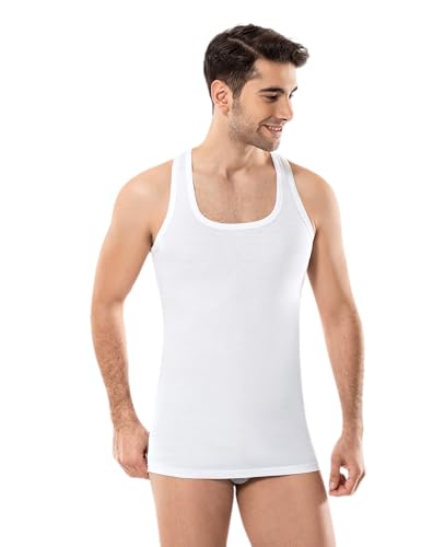 Gilets pour homme anti-irritation en coton doux pour peaux sensibles