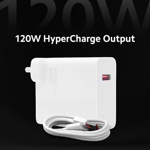 Image of XIAWAO 120w hypercharge Charger Adapter with 6a Sonic USB c Cable ‚Ai Fast Charging Combo Compatible with Note 13, 13 pro Plus, 12, 12 pro, 12 Plus Series, 11t and Other Type-c Devices