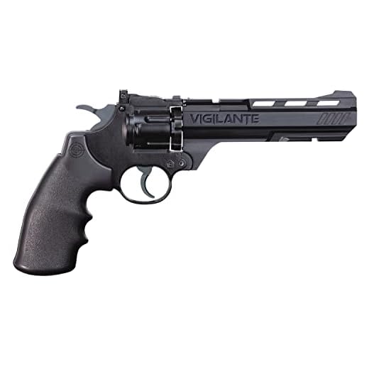 Crosman CCP8B2 Vigilante CO2 .177-Caliber Pellet/ BB Revolver Black 8.75 x 3.50 x 13.50"