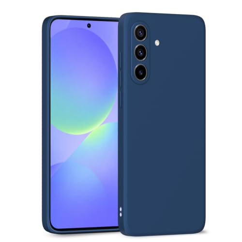 Image of Outlouders Back Cover for Samsung Galaxy A36 5G | Camera Protection | Durable Soft Matte Silicone Bumper Case (Blue)