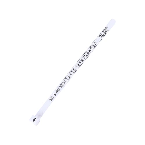 NUOBESTY Rings Measuring Tool Ring Gauge Measurer for Ring White Ring Measurement Tool