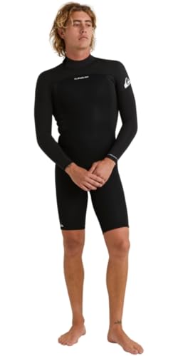 Combinaison shorty Quiksilver Prologue 2/2 LS BZ vêtement de glisse aquatique homme noir