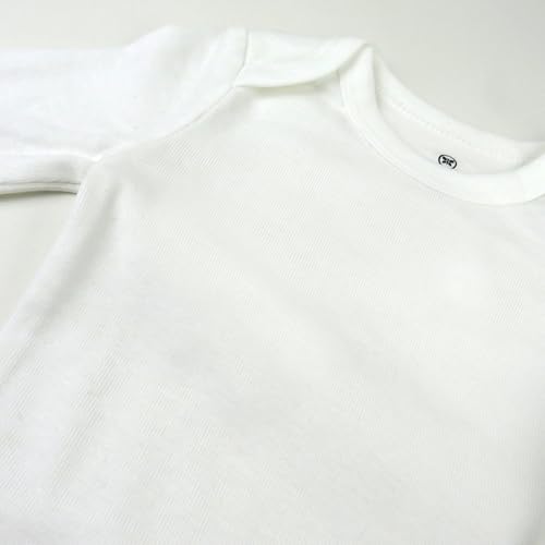 HonestBaby baby-girls 2-piece Long Sleeve and Ruffle Bodysuits4