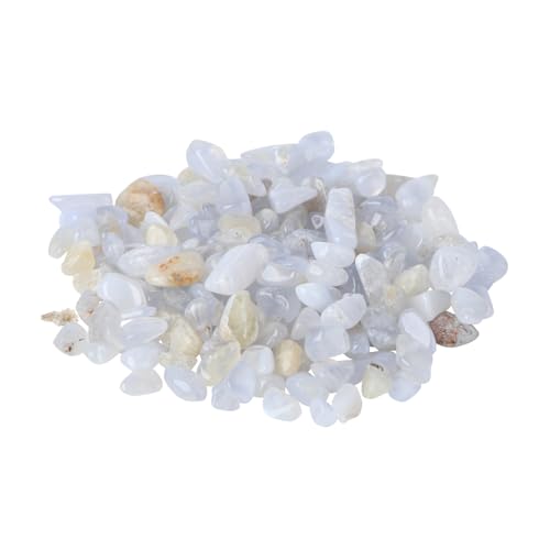 HANABASS Blue Chalcedony Gravel 100g Fish Tank Decorative Gravel Stones for Aquarium