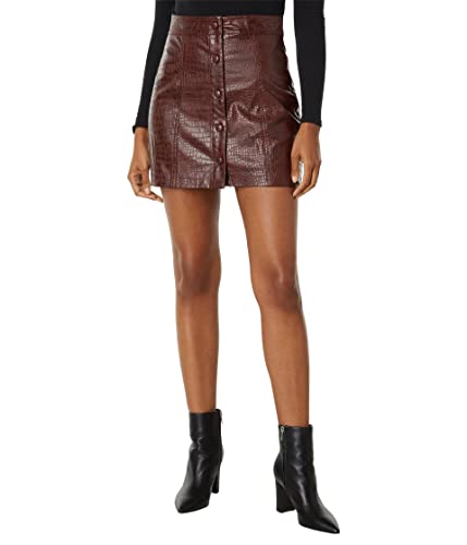 [BLANKNYC] Womens Croc Skirt