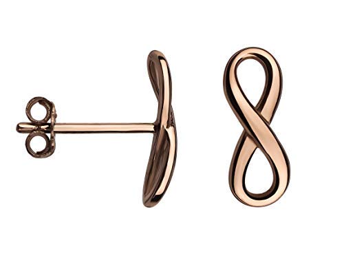 Preisvergleich Produktbild SOFIA MILANI - Damen Ohrringe Ohrstecker 925 Silber - vergoldet / golden - Unendlichkeit - 20588