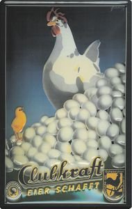 Panneau de signalisation ARTDECO Clubkraft 1086 en métal robuste premium