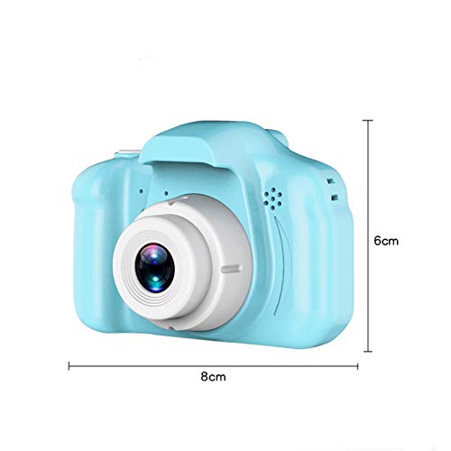 WESSD Câmera digital infantil de 5 cm, mini filmadora de vídeo com adesivos de desenho 