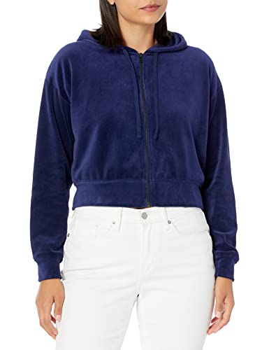 Splendid Women's True Navy, Long Sleeve Hoodie, Medium #TOP18