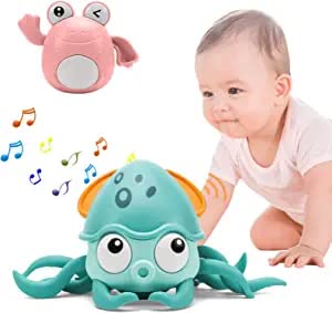 Chstr-Crawling-Octopus-Toys-Music-Toys-for-Toddlers-3-4-with-Music-Light-Toddler-Sensory-Learning-Gifts-for-3-4-5-Year-Old-Girls-Boys-Dancing-Toys-for-Kids-Octopus-Toys-Crawling-Baby-Toy