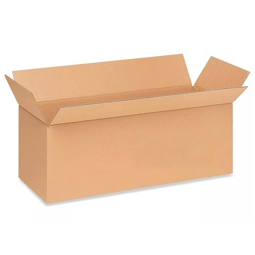 Long Moving &amp; Shipping Boxes 24x9x9 inches (10-Pack) - Extra Strength 200 lb vs Regular - Corrugated Strong Moving Boxes for USPS/FEDEX - Cardboard Shipping Box - Moving Box by IDL Packaging