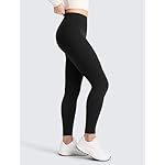 CRZ YOGA Matte Fleece Lined Leggings 28'' - Thermal Casual Lounge Workout Womens Yoga Full Length Pants Winter Warm - Image 5