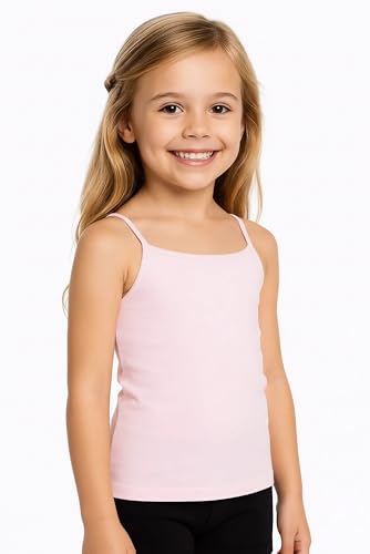 Image of Kurve Girl's Sleeveless Tank Top - Stretch Undershirts Cami Camisole, UV Protective Fabric, Rated UPF 50+ (Made in USA)