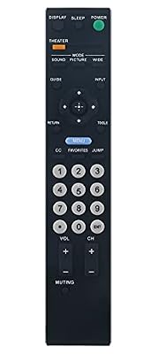RM-YD026 Replaced Remote fit for Sony BRAVIA M Series LCD Television KDL-26M4000 KDL-32M4000 KDL-37M4000 KDL-40M4000 KDL-40SL140 KDL-46SL140 KDL-32L4010