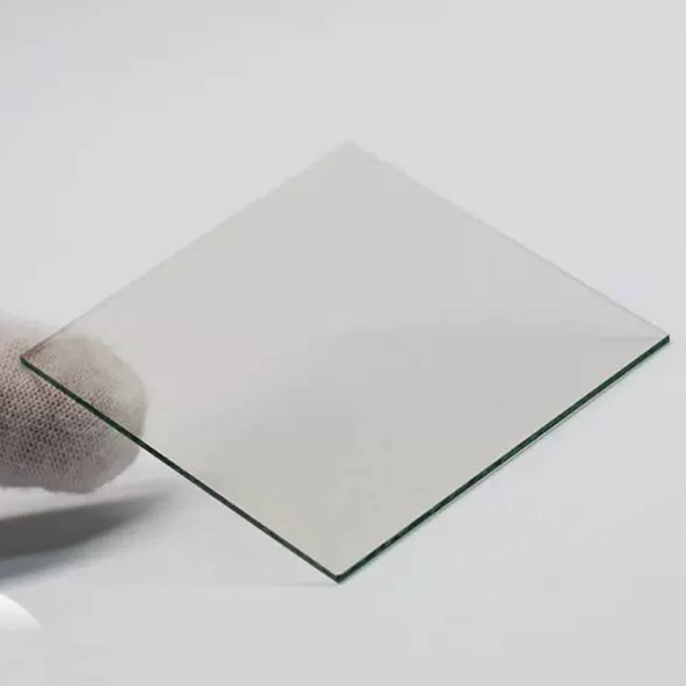 Verre conducteur enduit FTO for cellules solaires et écrans tactiles, 100 x 100 mm, 12 pièces(100x100x2.2mm-14 ohm/sq)