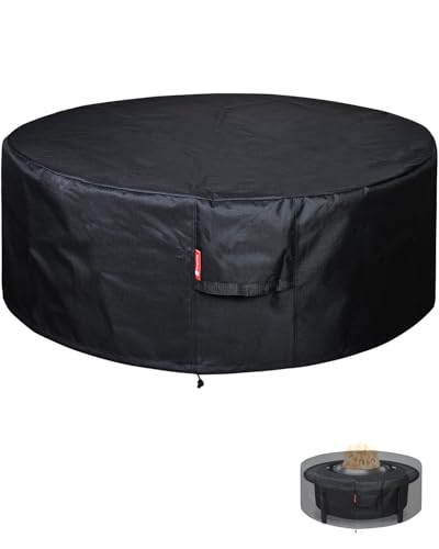 SheeChung Fire Pit Cover Round 56"Dx22"H for Solo Stove Fire Pit Surround