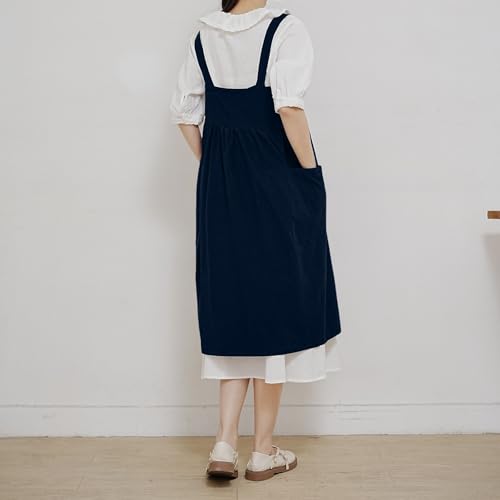 Robe décontractée à col droit parfaite pour un usage quotidien fluide