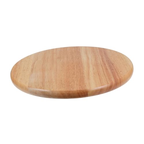 AUTSUPPL Plateau D'assise Rond Tabouret en Bois Massif 35 Cm Diamètre Surface Robuste et Stable Siège de Remplacement pour Tabourets de Bar et Salle à...