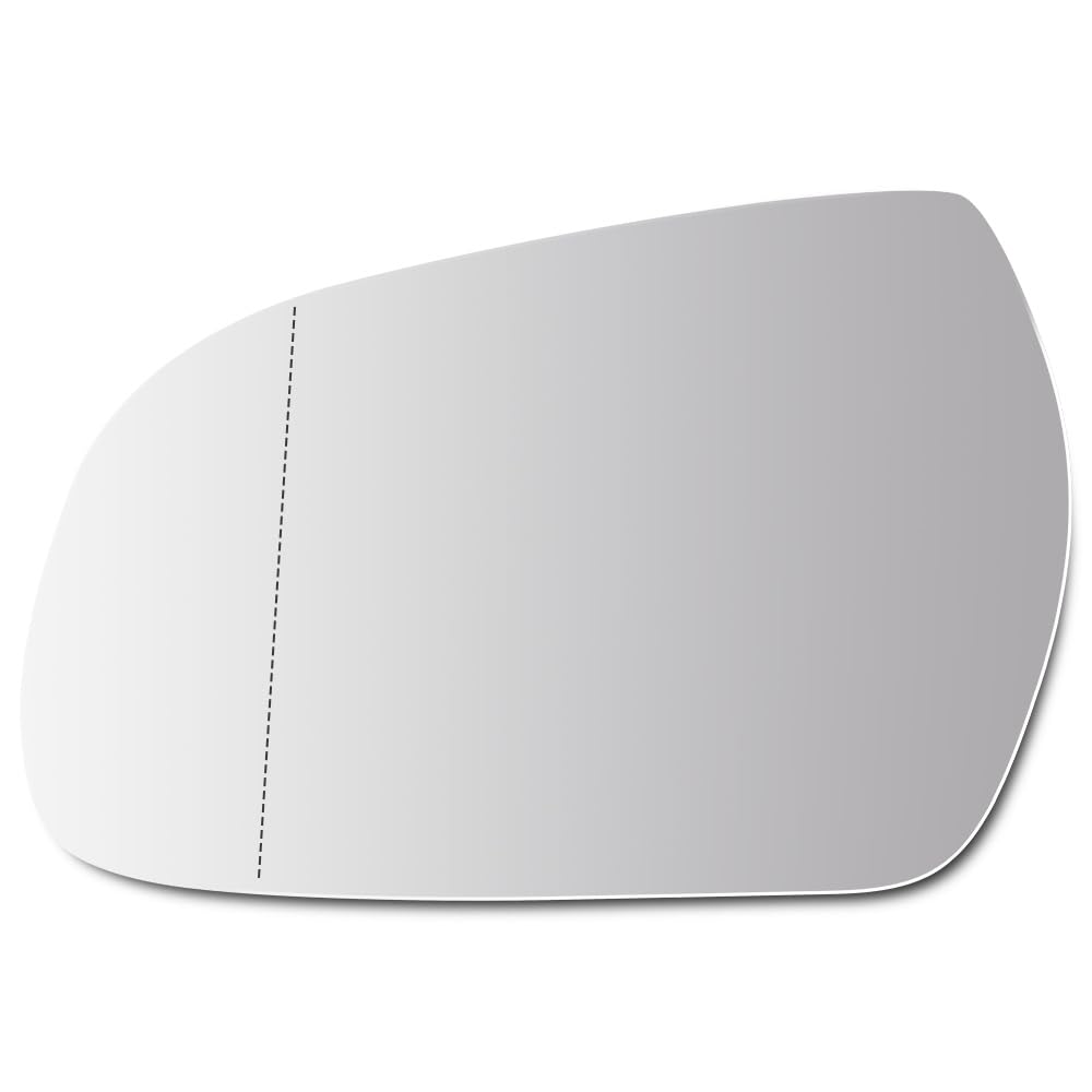 Senzeal Driver Side Heated Mirror Glass Replacement for Audi A3 A4 A5 Quattro S4 S5 2010-2017 Replace 8F0857535F (Left Side)