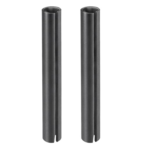 Maasechs 2 Pack 72 Inch Plastic Hinges Sleeve Only for Shower Doors with Continuous Hinge Outside Dia. : 5/16 Inside Dia: 1/4 Framed and Semi-Frameless Shower Doors Hinge Sleeve Black