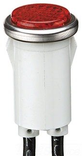 Ideal 777121 Flush Indicator Light 125 Volt, Red,