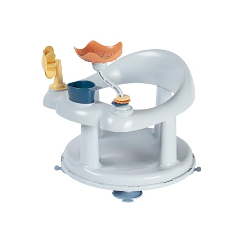 Bebeconfort Playful Seggiolino da Bagno Girevole per Bambini, 6-12 Mesi, Max 10 kg, Seggiolino Doccia Bimbo, Sedia...