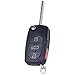 MechanMagic Key Fob Replacement Fits for Audi A4 A6 A8 Quattro S4 S6 S8 TT 1997 1998 1999 2000 2001 2002 2003 2004 2005 (FCC ID: MYT8Z0837231) Keyless Entry Remote Control Flip Key 314MHZ 4Buttons
