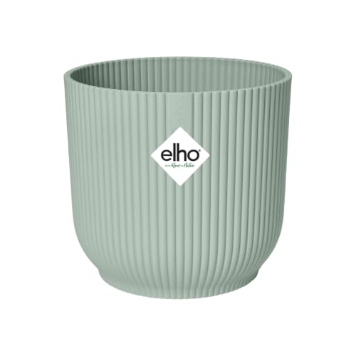 elho Vibes Fold Round 16cm Flower Pot - Sorbet Green